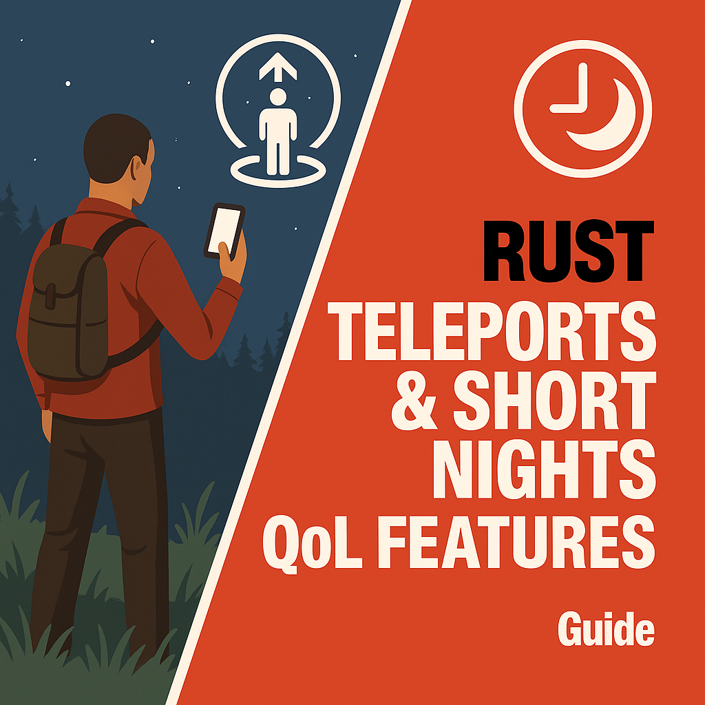 Teleports & Short Nights: How to Exploit QoL Features on Our Rust Server